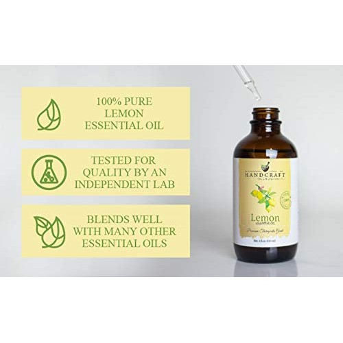 Handcraft Lemon Essential Oil - 100% Pure and Natural - Premium Therapeutic G...