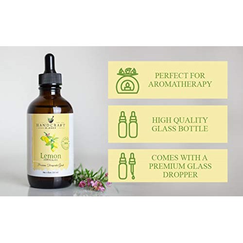 Handcraft Lemon Essential Oil - 100% Pure and Natural - Premium Therapeutic G...
