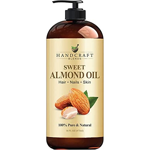 Handcraft Sweet Almond Oil - 100% Pure and Natural - Premium Therapeutic Grad...