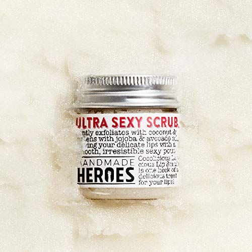 All Natural, Vegan Coconut Lip Scrub - Gentle Exfoliation, Lip Polish & Lip E...