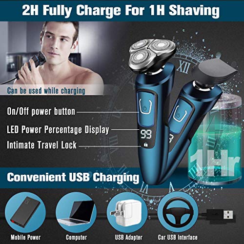 Electric Razor Shavers for Men Electric Shaver for Men's Face Man Electric Dr...