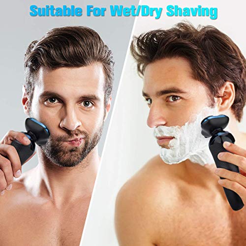 Handsomeface Electric Razor for Men, Mens Electric Shavers, 4 in 1 Dry Wet Wa...