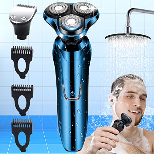 Handsomeface Electric Razor for Men, Mens Electric Shavers, 4 in 1 Dry Wet Wa...