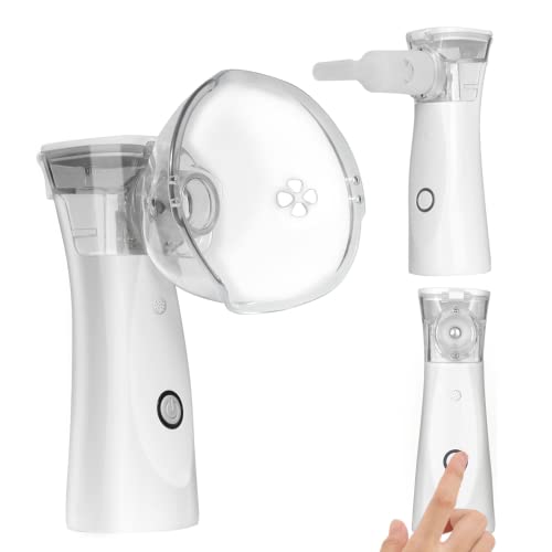 Protable Nebulizer. Steam Inhaler with Voice, Ultrasonic mesh Handheld Atomiz...