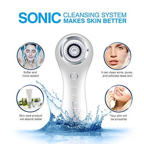 Hangsun Facial Cleansing Brush 【Newest 2021】 Sonic Vibrating Face Brush SC2...