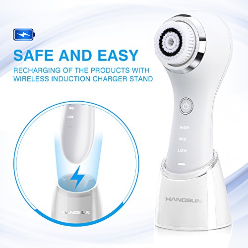 Hangsun Facial Cleansing Brush 【Newest 2021】 Sonic Vibrating Face Brush SC2...