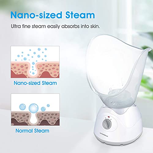 Hangsun Facial Steamer FS60 3-in-1 Nano Ionic Spa for Face Deep Cleaning, Mou...