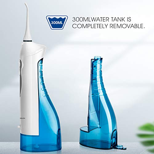 Hangsun Water Flosser Professional Cordless Rechargeable Dental Oral Irrigato...