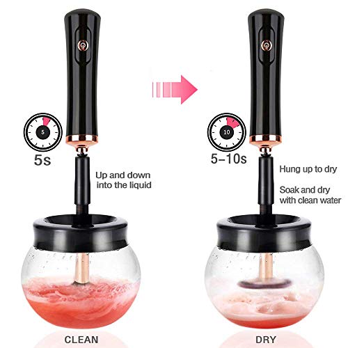 [With Brush Cleaning Mat] Hangsun Makeup Brush Cleaner and Dryer Machine Elec...