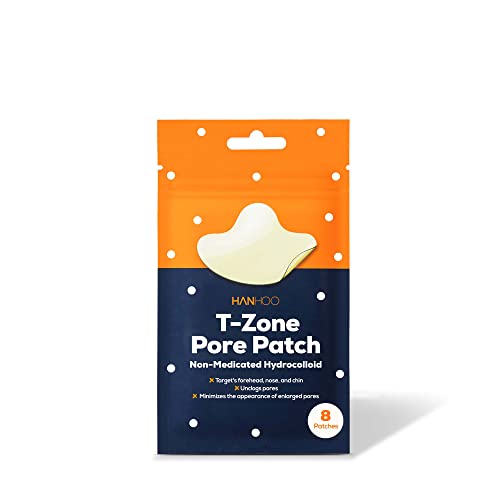 Hanhoo T-Zone Pore Patch | Forehead, Nose, and Chin Hydrocolloid Patch for Bl...