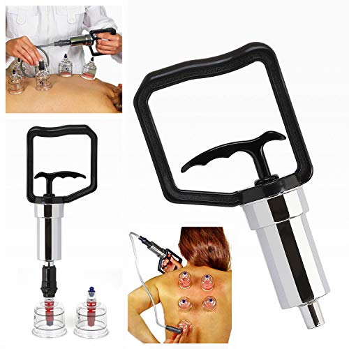 Hansol Professional Cupping Therapy Equipment Set with pumping handle 19 Cups...