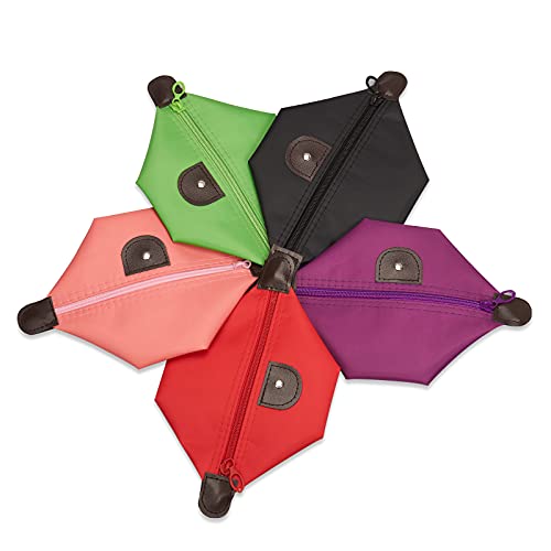 5PCS Cute Small Makeup Bags for Purse, Waterproof Mini Zipper Cosmetic Bags, ...