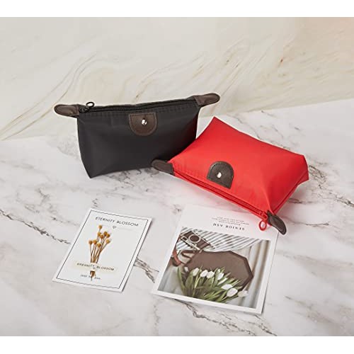 5PCS Cute Small Makeup Bags for Purse, Waterproof Mini Zipper Cosmetic Bags, ...