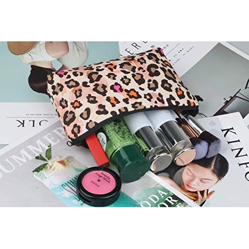 Cosmetic Bag for Women Waterproof Cute Fashion Purse Makeup Bag Roomy Travel ...