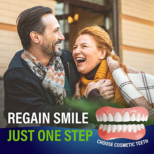 Fake Teeth, Cosmetic Teeth, Comfort Upper and Lower jaw Denture, Protect Your...