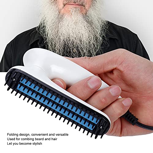 Electric Beard Brush, Beard Straightener Comb Lightwight Beard Straightening ...