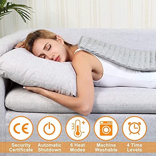 Heating Pad, Electric Heat Pad for Back, Shoulders, Abdomen, Legs, Arms, etc,...