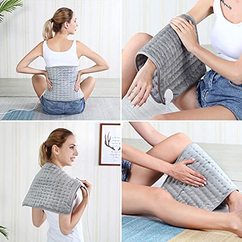 Heating Pad, Electric Heat Pad for Back, Shoulders, Abdomen, Legs, Arms, etc,...