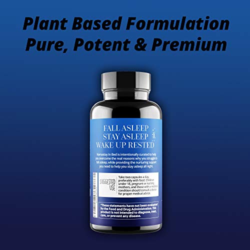 Namastay in Bed Natural Sleep Supplement – Non-Groggy, Non-Addictive, Plant-B...