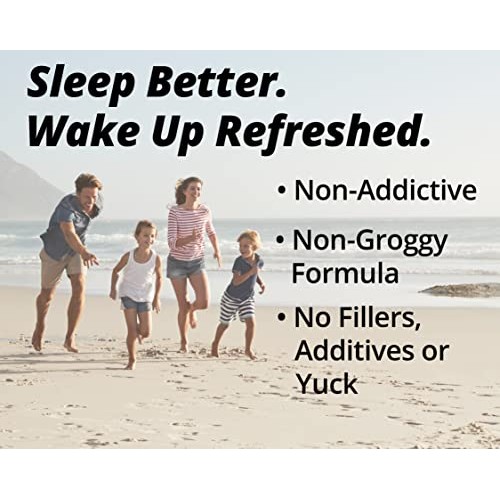 Namastay in Bed Natural Sleep Supplement – Non-Groggy, Non-Addictive, Plant-B...