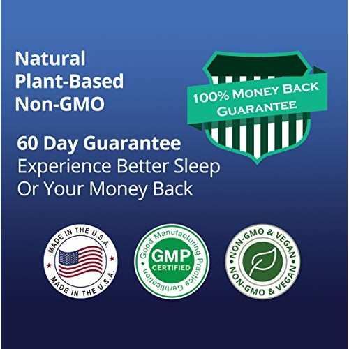 Namastay in Bed Natural Sleep Supplement – Non-Groggy, Non-Addictive, Plant-B...