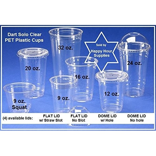 25 count 3-piece 16 oz Take n' Go Parfait/Snack Cup, Includes Insert and Flat...