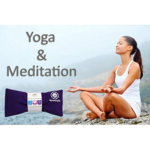 Happy Wraps Namaste Lavender Yoga Eye Pillows - Hot Cold Aromatherapy for Str...