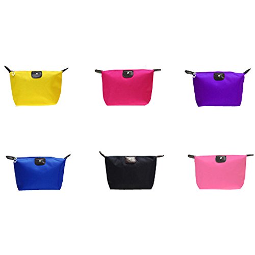 HappyDaily Pack of 6 Fashion Design Muliti-Functional Bag Using as Makeup Bag...