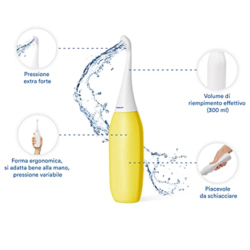 The Original HAPPYPO Butt Shower (Color: Yellow) l Portable Bidet with Travel...