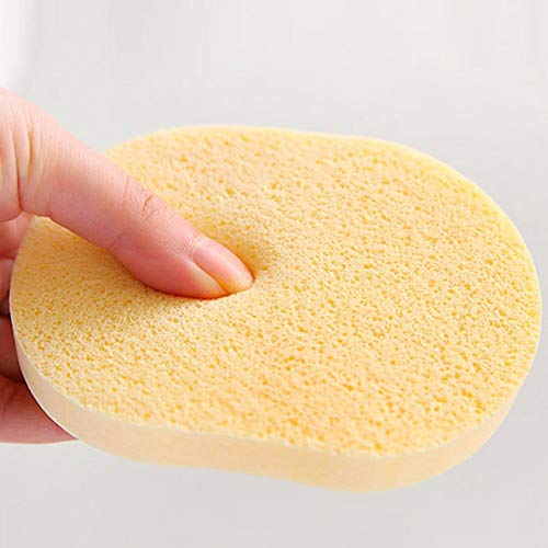 6 PCS 0.6 Inch Oval Shape Soft Sponge Dry and Wet Dual-Powder Makeup Sponge F...