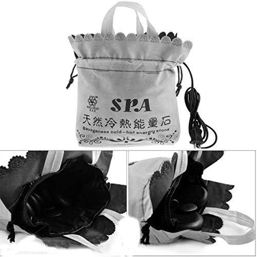 harayaa Electric Hot Stone Heater SPA Massage Stone Warmer Bag for 16Pcs Rock...
