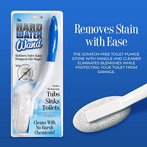 Hard Water Wand Pumice Stone Toilet Bowl Cleaner, Toilet Wand, Pumie Scouring...