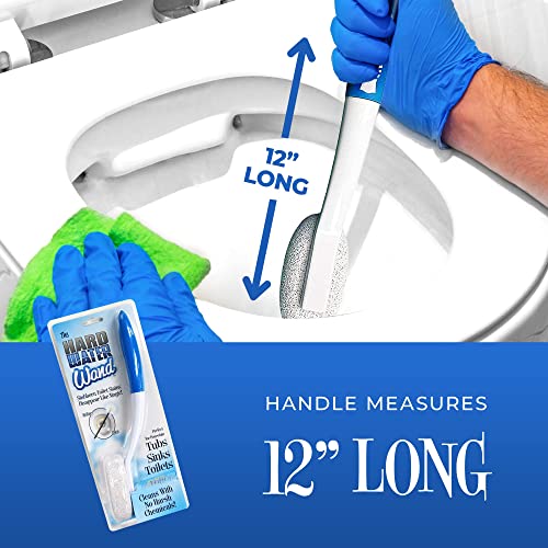 Hard Water Wand Pumice Stone Toilet Bowl Cleaner, Toilet Wand, Pumie Scouring...