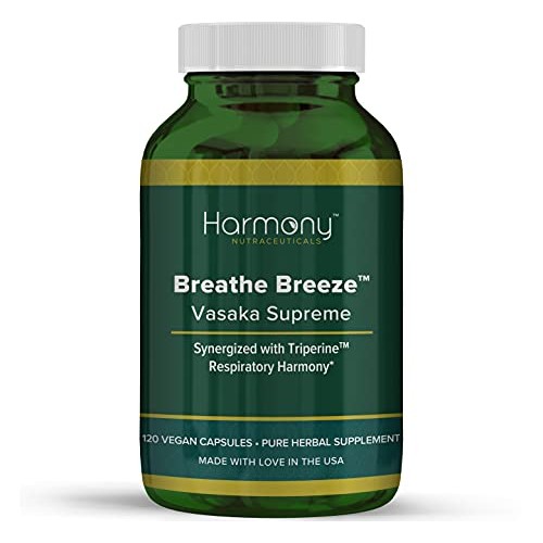 Vasaka Synergized with Triperine Ayurvedic Herbal Respiratory Care 120 Capsules