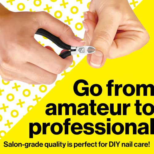 Harperton Cuticle Trimmer - Full Jaw Nipper and Trimmer, Non-Slip Cuticle Nip...