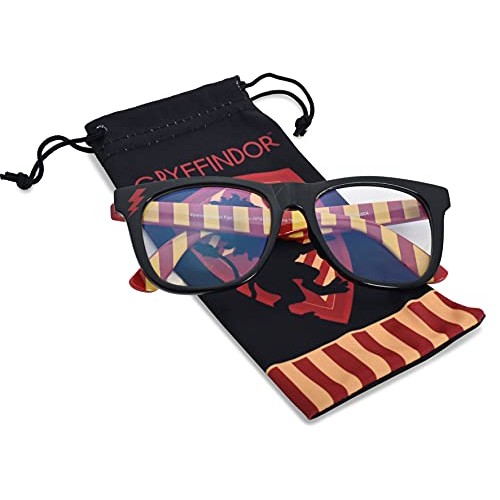 Harry Potter Glasses Blue Light Blocking Glasses with Pouch Computer Glasses ...