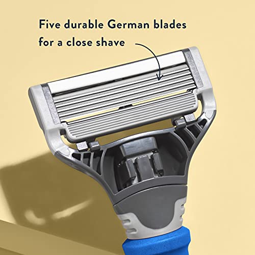 Harry's Razors for Men - Men's Razor Set with 5 Razor Blade Refills, Travel B...