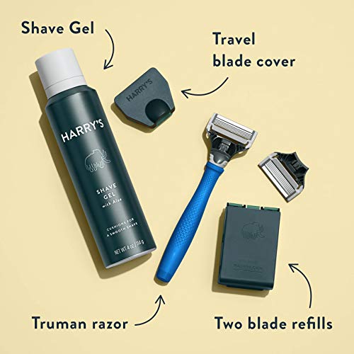 Harry's Razors for Men - Shaving Kit for Men includes a Mens Razor Handle, 3 ...