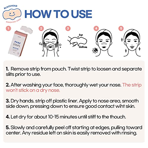Haruto Beauty Blackheads Remover Pore Strips (10 Counts) , Instantly Unclog N...