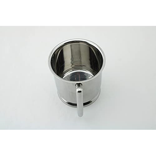 Top Grade Stainless Steel Shaving Mug - Perfect for Wet Shaving - Unbreakable...