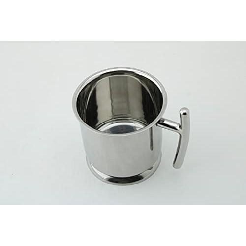 Top Grade Stainless Steel Shaving Mug - Perfect for Wet Shaving - Unbreakable...
