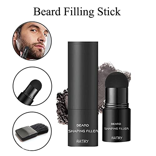 HATIKY Beard Pencil Filler Powder for Men - Beard Shaping Kit - Long Lasting ...