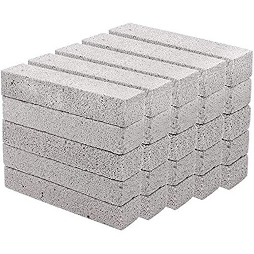 Hatoku 25 Pieces Pumice Stones for Cleaning Grey Pumice Scouring Pad Pumice S...