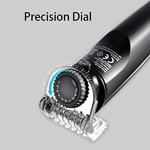 HATTEKER Hair Clipper Beard Trimmer Kit For Men Cordless Hair Mustache Trimme...