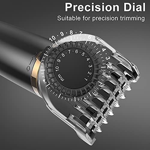 Hatteker Hair Clipper Cordless Hair Trimmer Barber Clipper T-Blade Trimmer Be...