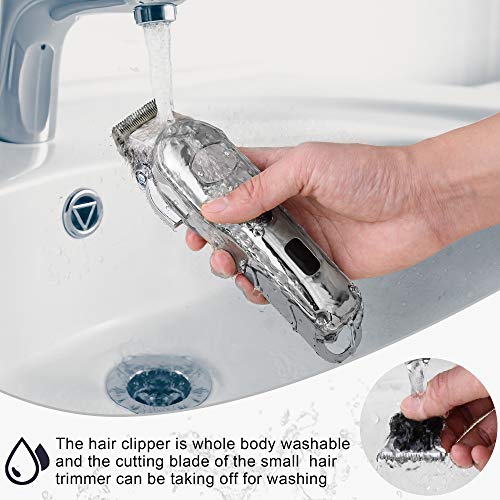 Hatteker Hair Clipper for Men IPX7 Waterproof Cordless Barber Clipper for Hai...