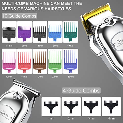 Hatteker Hair Clipper for Men IPX7 Waterproof Cordless Barber Clipper for Hai...
