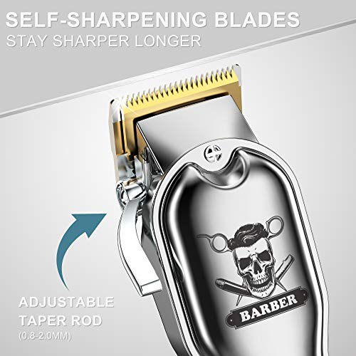 Hatteker Hair Cutting Kit Pro Hair Clippers for Men Professional Barber Clipp...