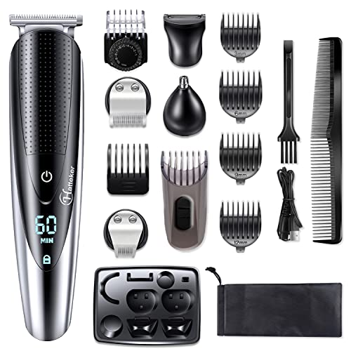 Hatteker Mens Hair Clipper Beard Trimmer Grooming kit Hair trimmer Mustache t...