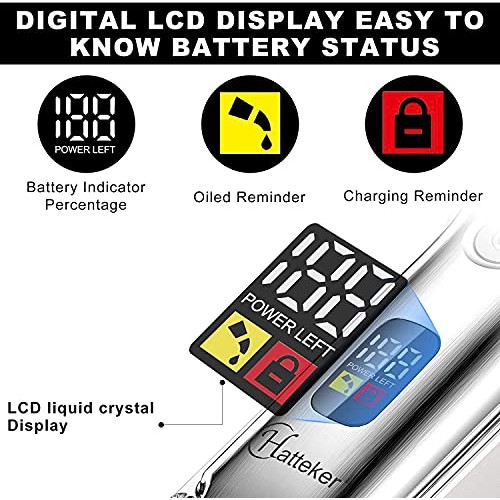 Hatteker Mens Hair Clipper Beard Trimmer Hair Trimmer for Men Cordless Clippe...